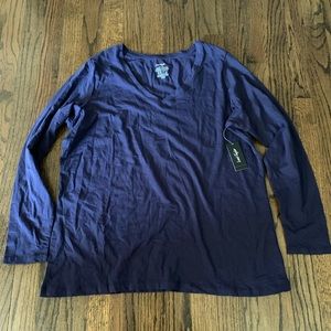 New Lord and Taylor Long Sleeve Top Plus Size 0X